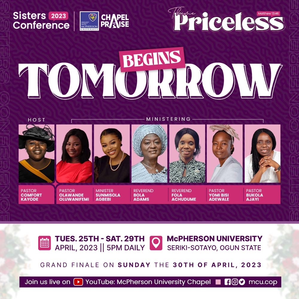 Priceless Sisters Conference campaign artwork
